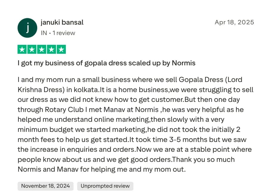 Client Review 3: Consistent 2X ROI