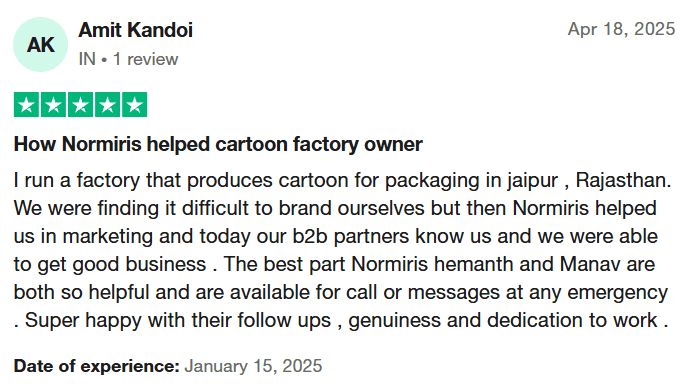 Client Review 3: Consistent 2X ROI
