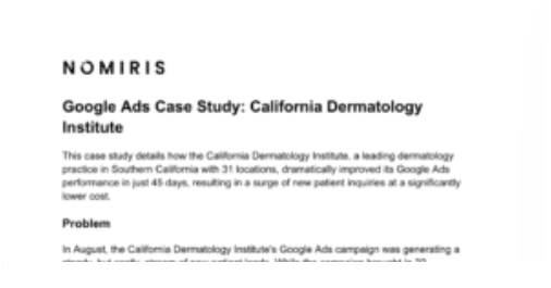Dermatology Clinic Case Study Thumbnail